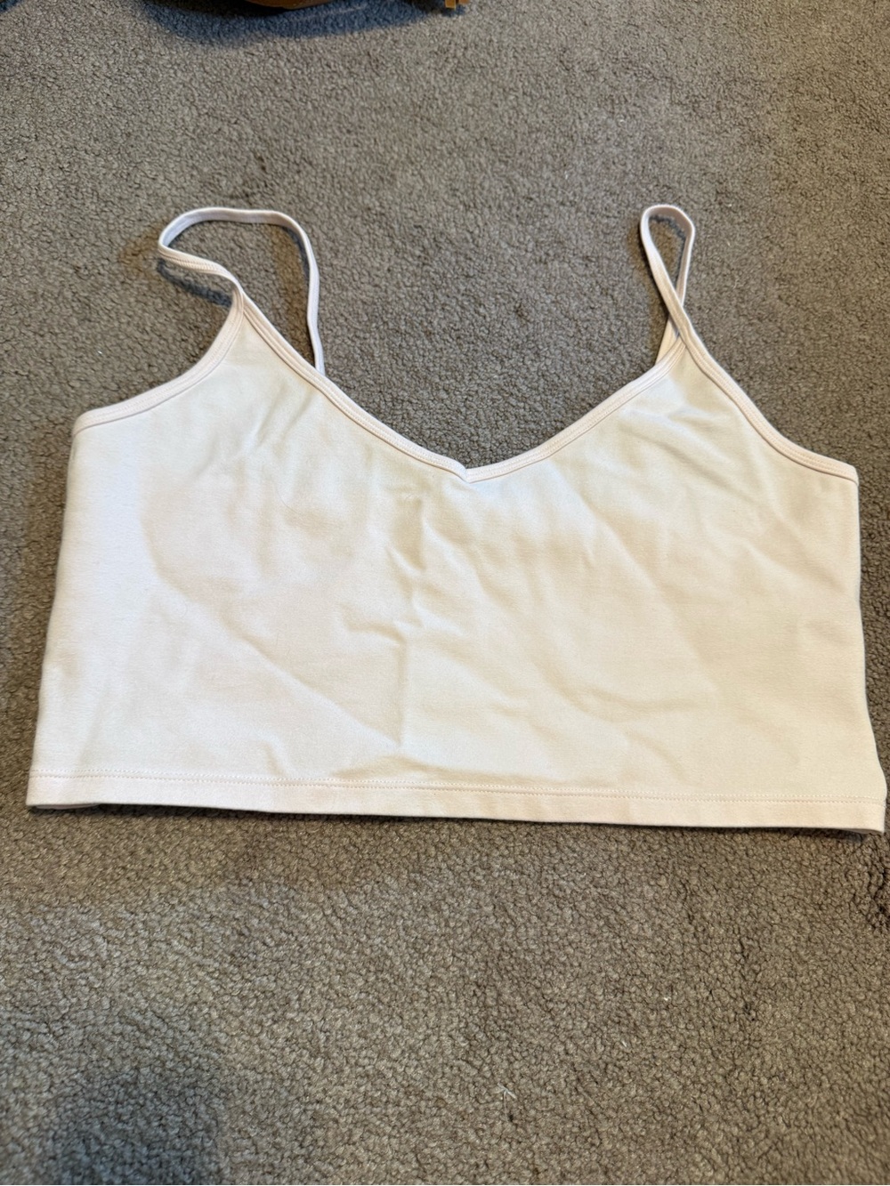 Everyday Lightweight Cream Cami Tank Top - Women